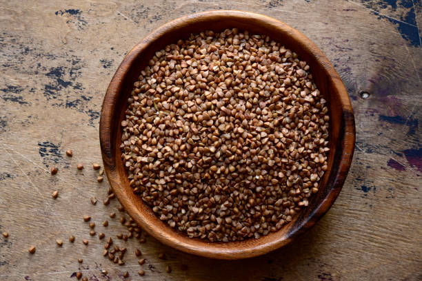 istock Raw organic buckwheat 1355430888