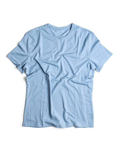 istock Blue cotton t-shirt 1355436764