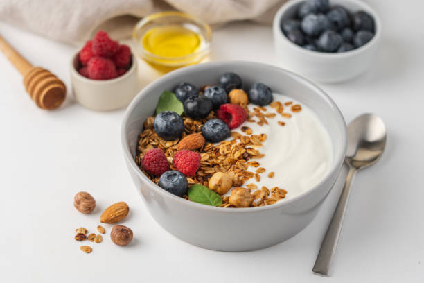 istock Bowl of yogurt with granola 1355444417