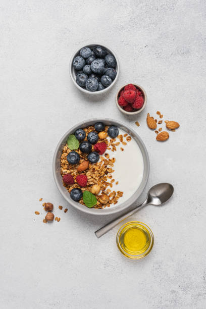 istock Bowl of yogurt with granola 1355444418