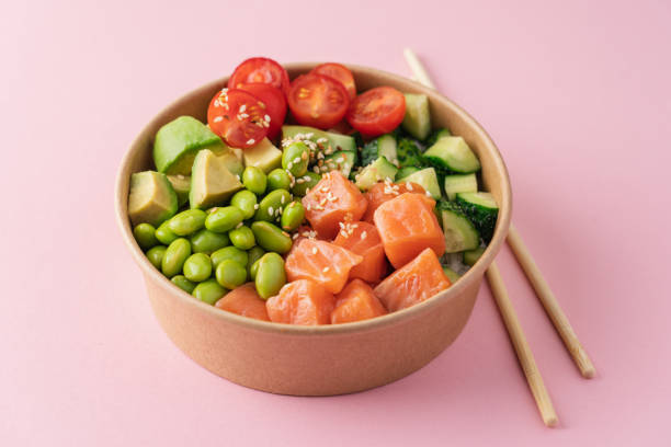 Salmon poke bowl