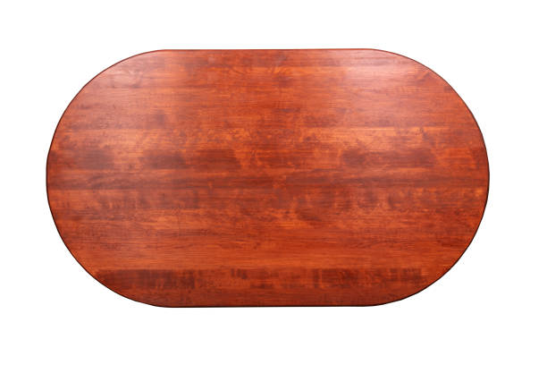 istock Oval wooden frame on a white background. 1355449620