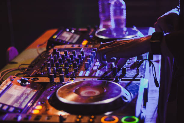 istock equipment dj equipment evening play party 1355459539
