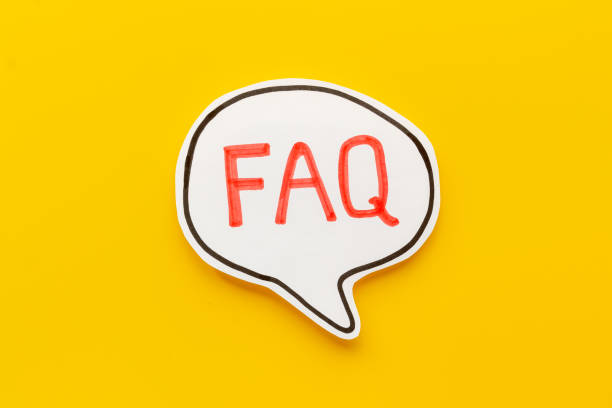 istock Faq - frequently asked questions - text on paper bubble, top view 1355465434