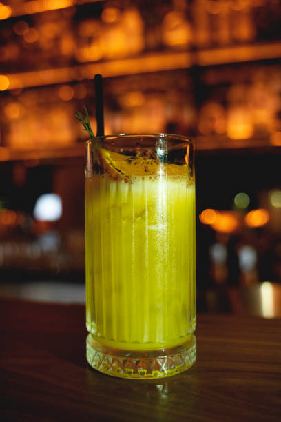 istock lemon alcoholic cocktail with ice stock photo 1355468712