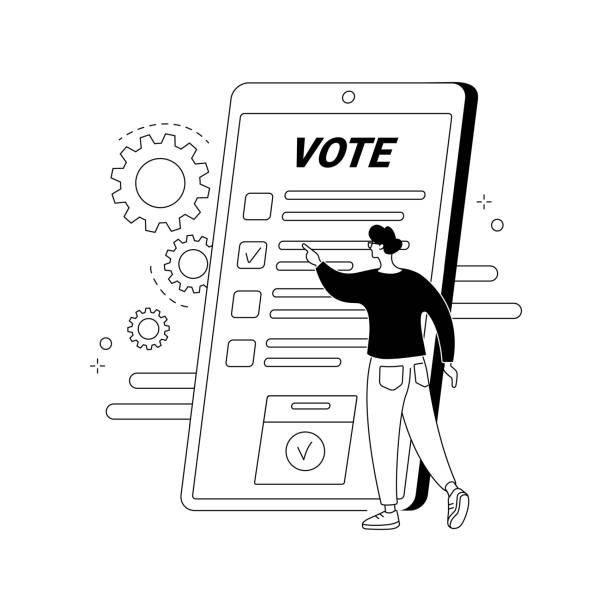 Voting Edrawing Electronic Voting System Stock Photos, Pictures & Royalty-Free Images ...