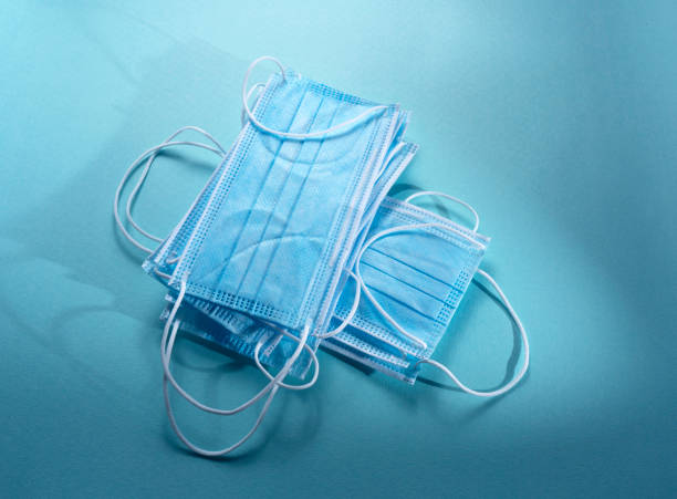 istock Disposable medical masks 1355479689