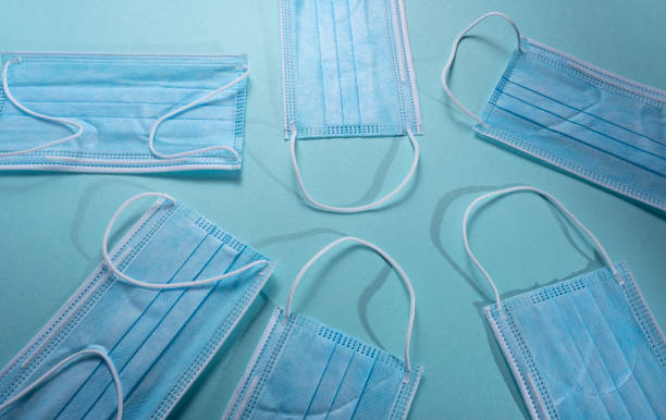 istock Disposable medical masks 1355479690