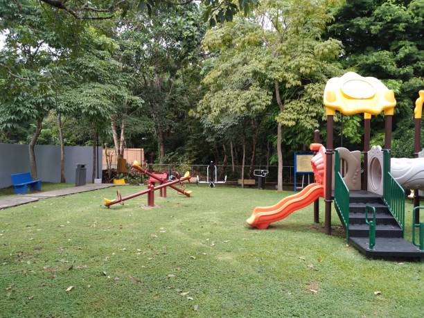 istock park with games for children 1355495406