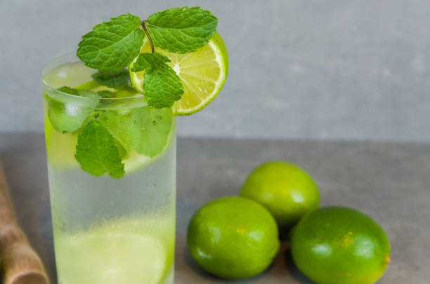 istock Glass of Mojito cocktail 1355508367