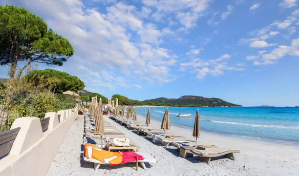 Photo of Landscape with Palombaggia beach, Corsica