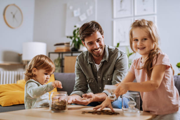 istock Family at home having fun 1355514845