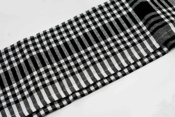 istock Kitchen towel dishcloth , fabric on white background. 1355517222