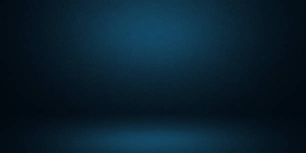 istock Blue background, abstract wall studio room, can be used to present your product 1355519663