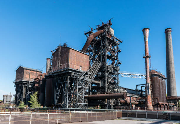 istock Old abandoned industrial site in Duisburg Germany 1355525100