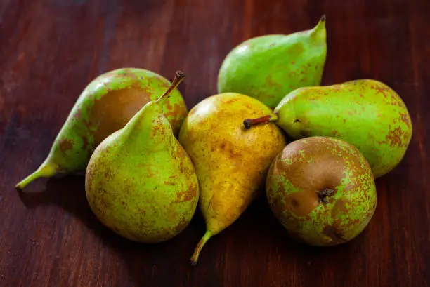 Photo of Ripe green pears