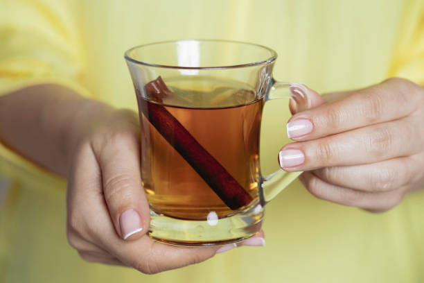 Cinnamon Tea stock photo