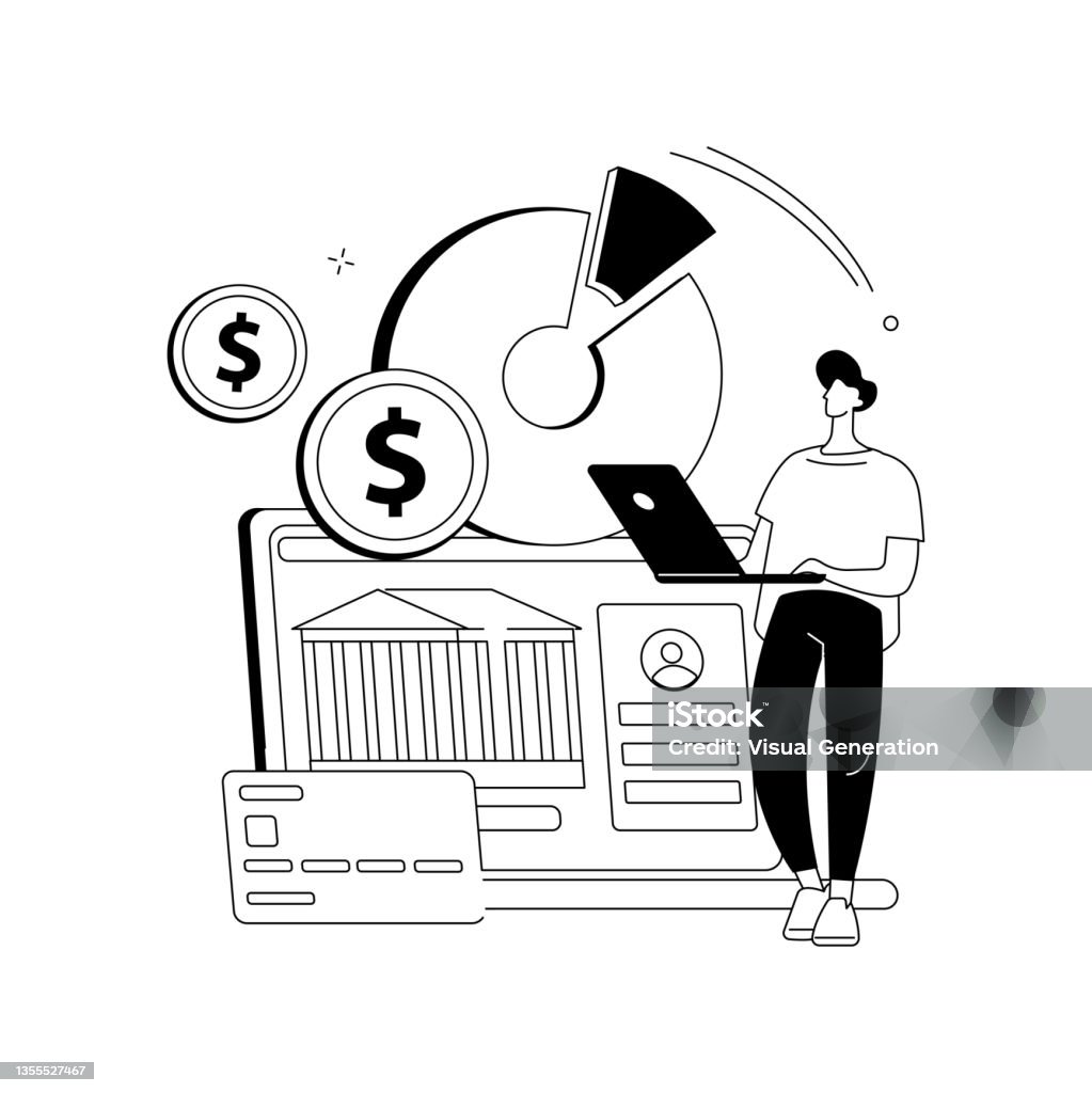 Balance Owe Pay A Balance Owed Abstract Concept Vector Illustration Stock ...
