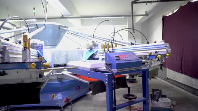 4k video textile  printing machine