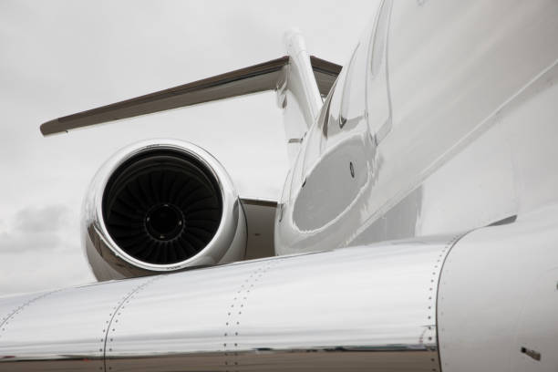 istock Engine of a private airplane 1355534351