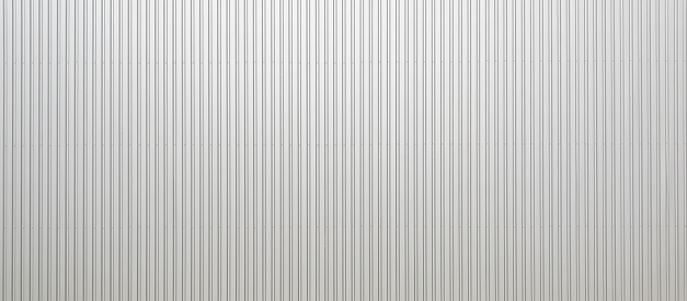 Textura de una fachada de chapa ondulada de aluminio. photo