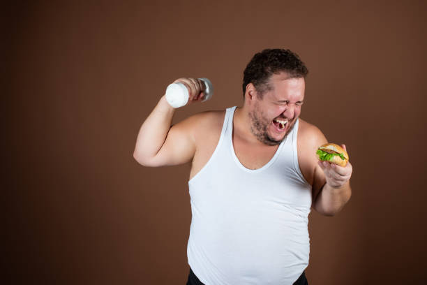 Funny Fat Man Having Unhealthy Breakfast Stock Photos, Pictures &  Royalty-Free Images - iStock