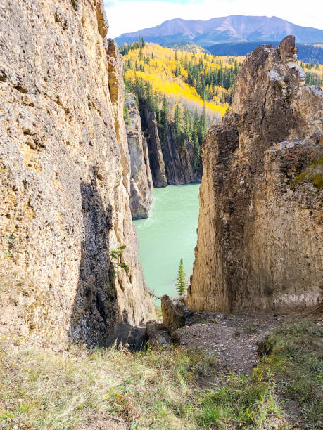 istock Smoky River flowing through the Sulphur Gates 1355545666