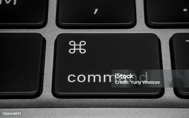 Command Sign Keyboard Command Button On Keyboard Stock Photo - Download Image Now - Alphabet ...