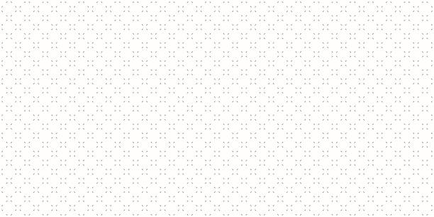Minimalist modern geometric pattern. Texture with white and black subtle shapes Minimalist modern geometric pattern. Ornamental vector background. Seamless texture with white and black subtle shapes. Floral ornament used for design wallpaper, paper, covers, print, business card seamless patterns stock illustrations