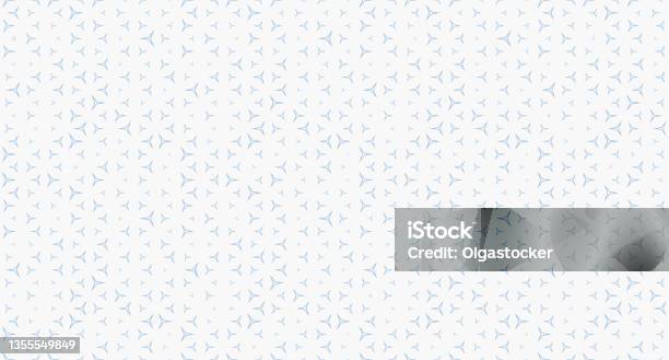 Subtle Vector Seamless Pattern With Small Linear Triangles Modern Background - Arte vetorial de stock e mais imagens de Padrão