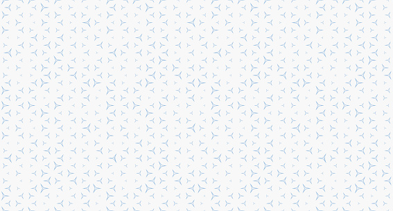 Vector seamless pattern with small linear triangles. Subtle minimalist background with halftone effect, randomly scattered shapes. Simple stylish light blue and white ornament texture. Modern design