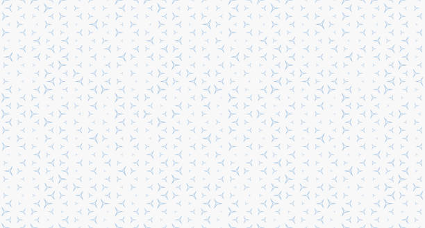 Subtle vector seamless pattern with small linear triangles. Modern background Vector seamless pattern with small linear triangles. Subtle minimalist background with halftone effect, randomly scattered shapes. Simple stylish light blue and white ornament texture. Modern design geometric textures and patterns stock illustrations