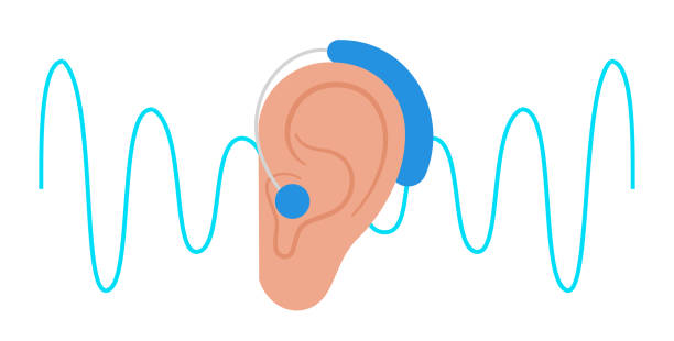 補聴器アイコン - hearing aid点のイラスト素材／クリップアート素材／マンガ素材／アイコン素材