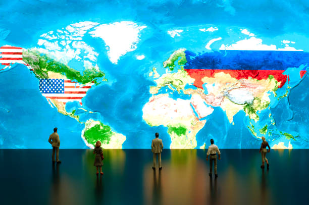 istock World Politics: USA vs Russia 1355570505