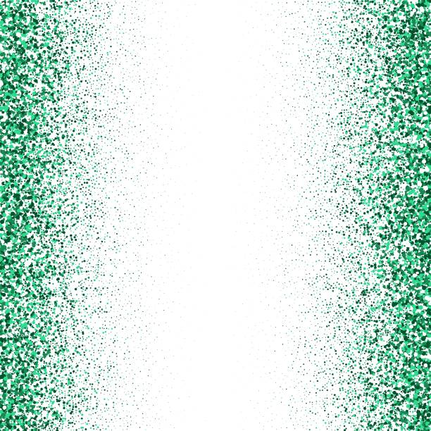 istock Green glitter background texture abstract light design nature merry christmas and happy new year holiday card celebration sparkle light blur bright art backdrop. eps 10 1355584699