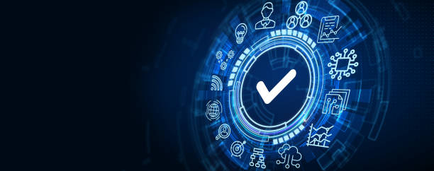 Standard quality control. Certification. Business, technology, internet and networking concept Standard quality control. Certification. Business, technology, internet and networking concept high quality technology stock pictures, royalty-free photos & images