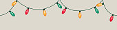 istock Seamless string of colorful Christmas lights 1355588739