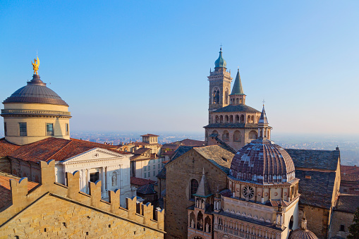 Panorama of Bergamo, Lombardy, Italy