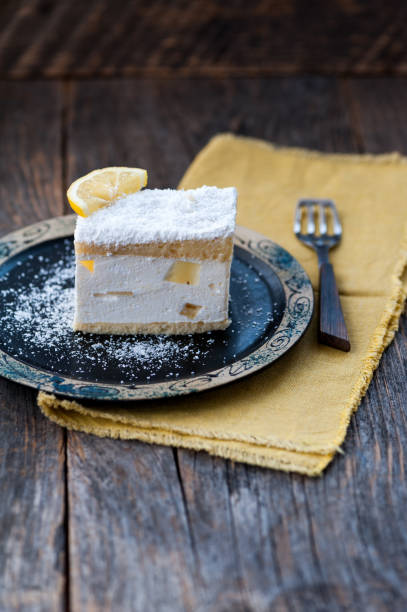 istock Vanilla slice or mille-feuille pastry 1355625483
