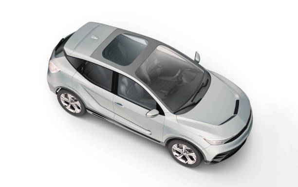 istock Generic electric or hybrid car. 1355626434