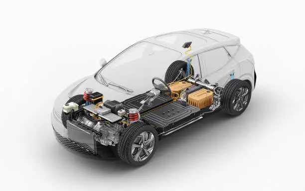 Photo of Electric generic car technical cutaway