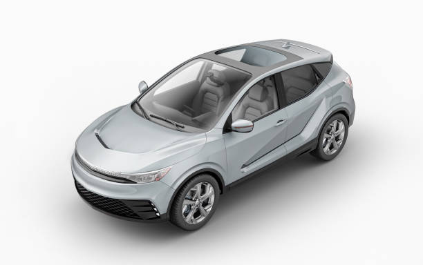 istock Generic electric or hybrid car. 1355626510