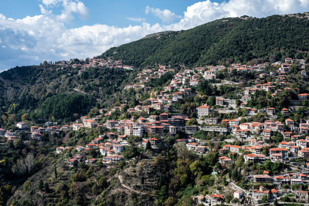 istock Langadia village in Arcadia Greece 1355630222