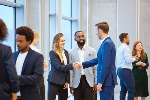 istock Business people in convention center 1355635325