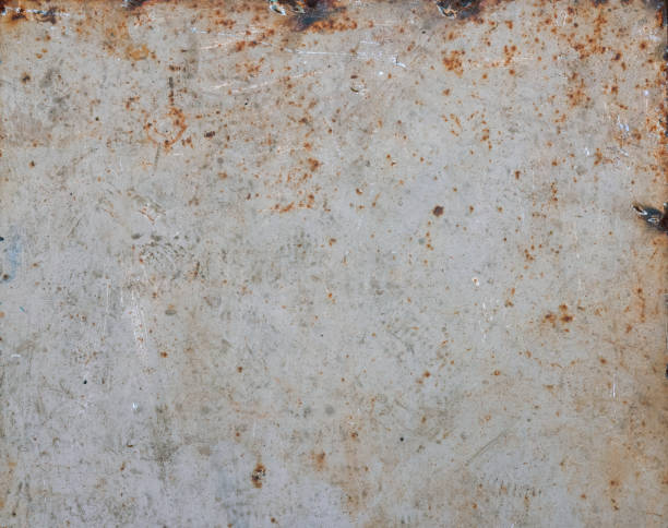 istock Grunge vintage rusty gray metal background 1355637674