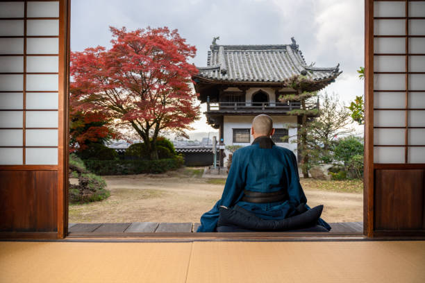 istock A Japanese Rinzai Buddhist priest is zazen 1355647941