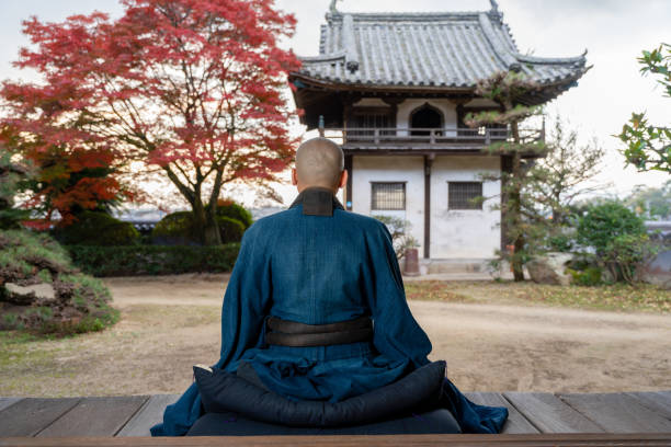 istock A Japanese Rinzai Buddhist priest is zazen 1355647953
