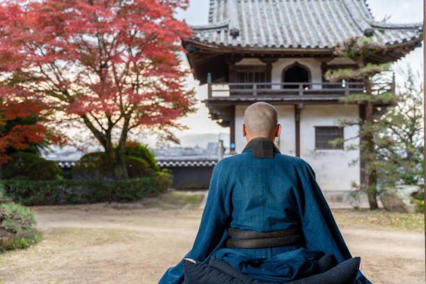istock A Japanese Rinzai Buddhist priest is zazen 1355647958