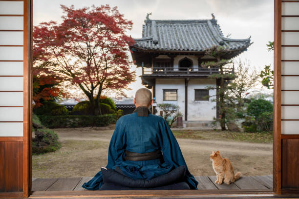 istock A Japanese Rinzai Buddhist priest is zazen 1355648477