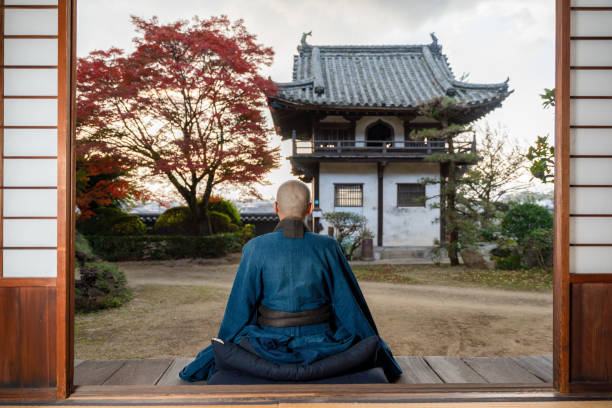 istock A Japanese Rinzai Buddhist priest is zazen 1355648527